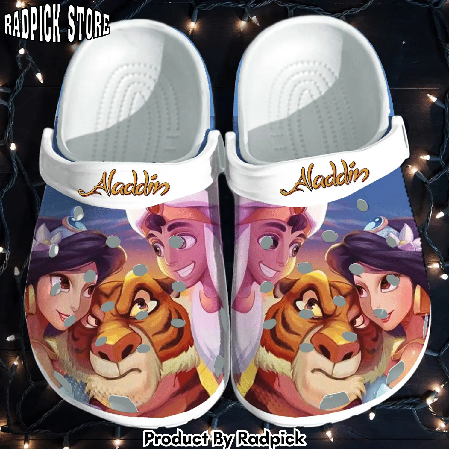 Radpick aladdin and the magic lamp for men and women rubber clog crocss shoes rp6528290